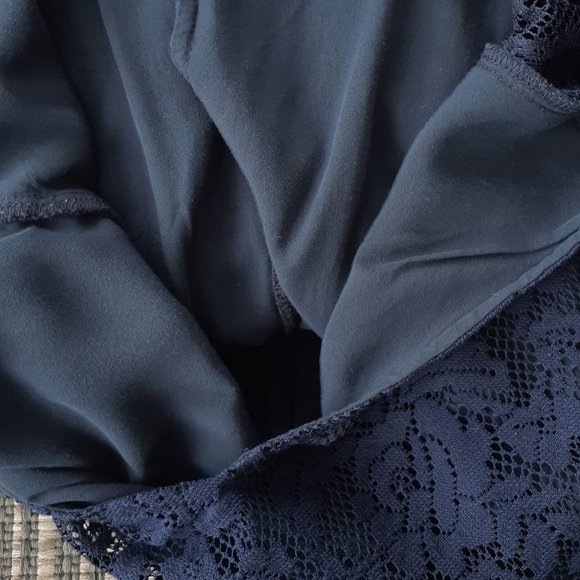 Abercrombie Navy Lace Romper - Picture 2 of 8